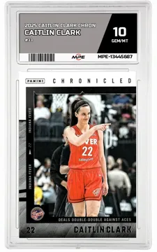 2025 CAITLIN CLARK CHRON #33 CAITLIN CLARK MPE 10 GEM/MT — graded card up for auction