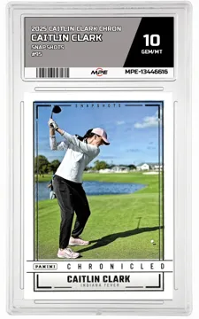 2025 CAITLIN CLARK CHRON SNAPSHOTS #95 CAITLIN CLARK MPE 10 GEM/MT — graded card up for auction