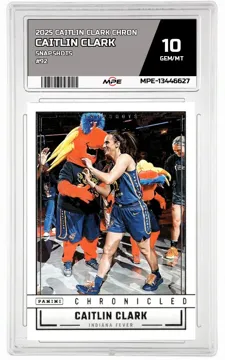 2025 CAITLIN CLARK CHRON SNAPSHOTS #92 CAITLIN CLARK MPE 10 GEM/MT — graded card up for auction