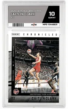 2025 CAITLIN CLARK CHRON #35 CAITLIN CLARK MPE 10 GEM/MT — graded card up for auction