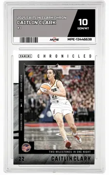 2025 CAITLIN CLARK CHRON #3 CAITLIN CLARK MPE 10 GEM/MT — graded card up for auction