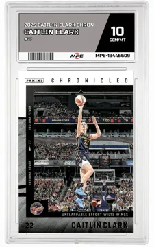 2025 CAITLIN CLARK CHRON #37 CAITLIN CLARK MPE 10 GEM/MT — graded card up for auction