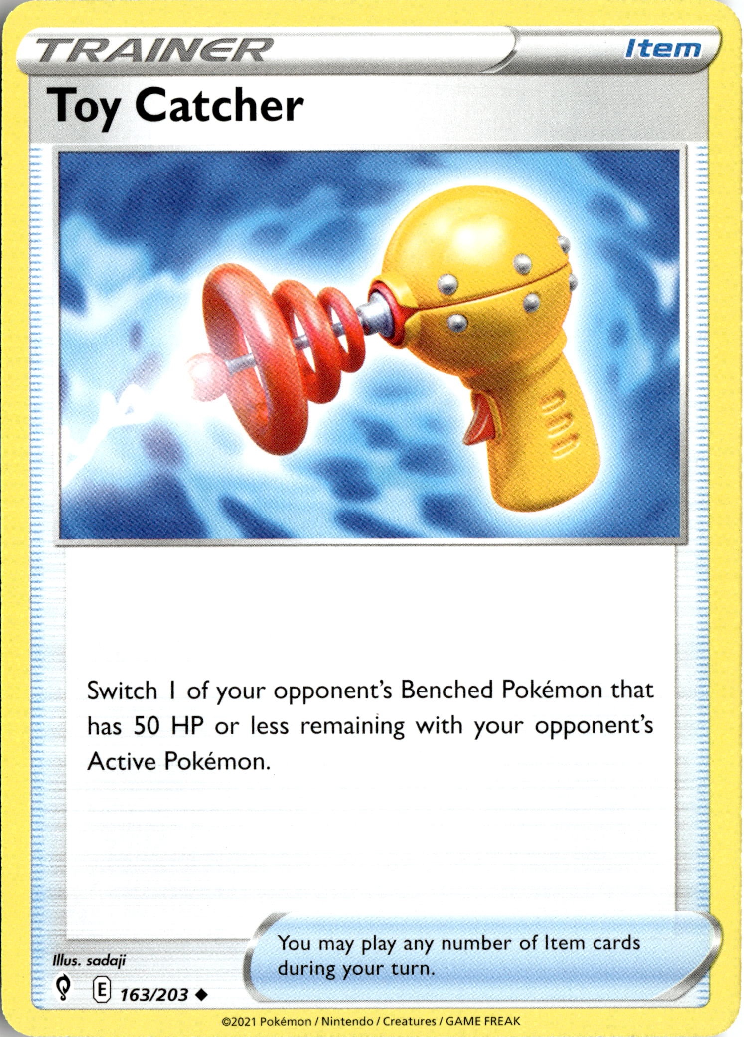 2021 Pokemon Evs En Toy Catcher graded slab