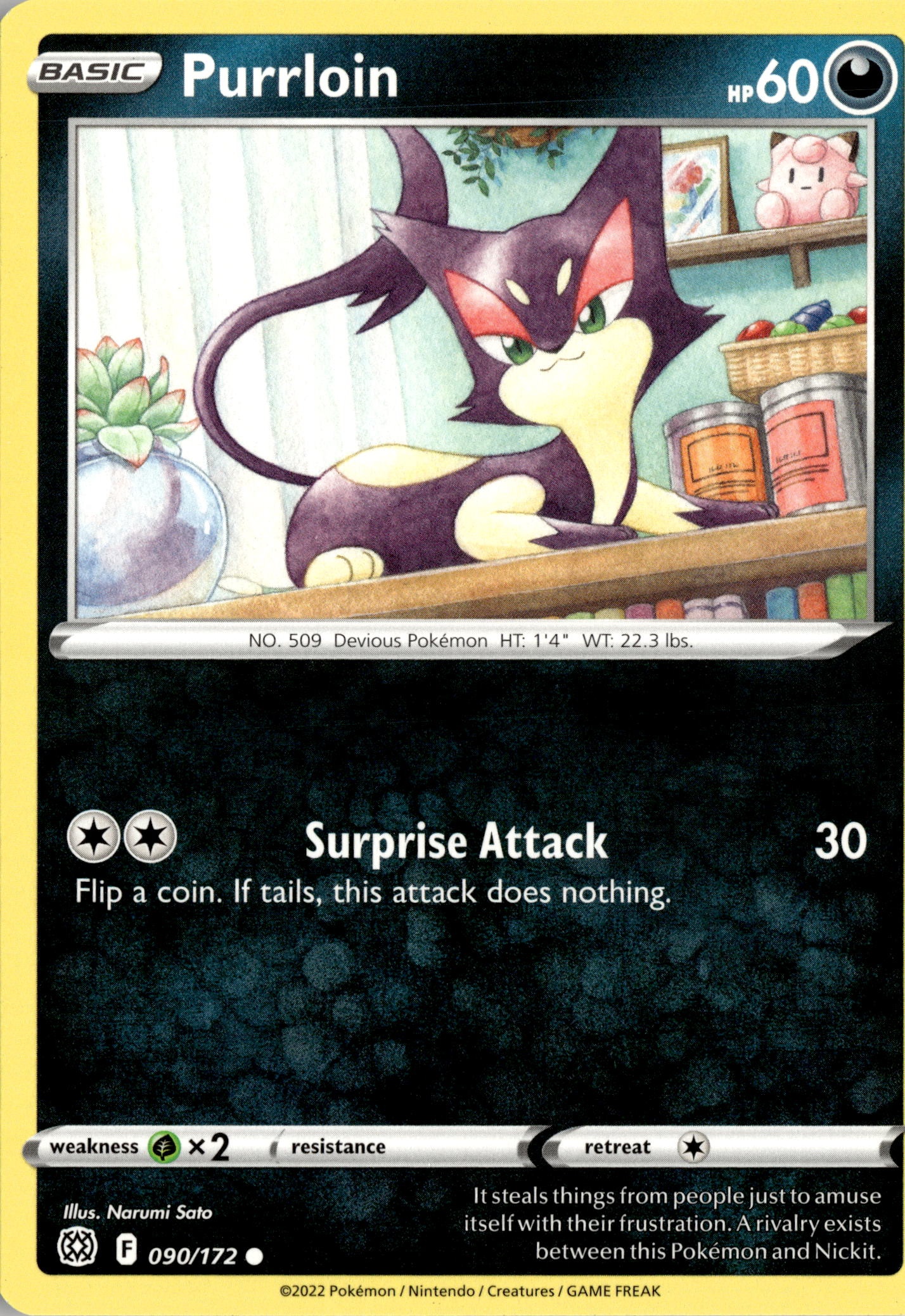 Purrloin graded slab