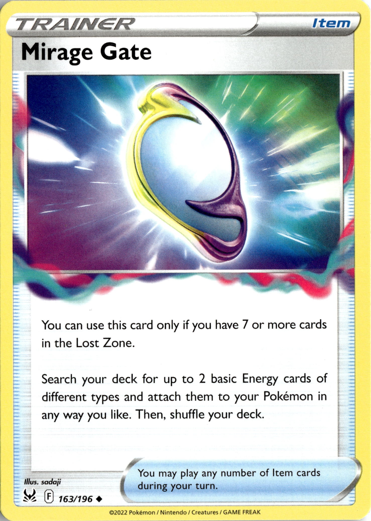 2022 Pokemon Lor En Mirage Gate graded slab