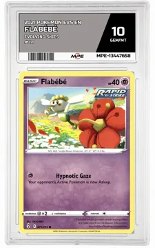 2021 POKEMON EVS EN Evolving Skies #071 FLABÉBÉ MPE 10 GEM/MT — graded card up for auction