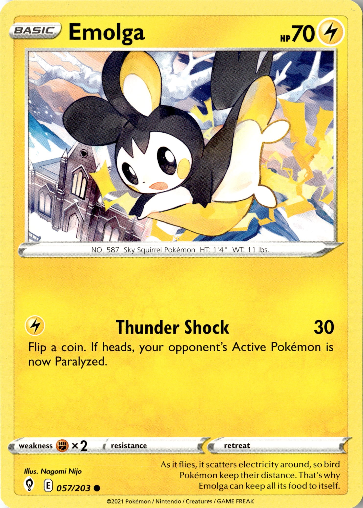 Emolga graded slab