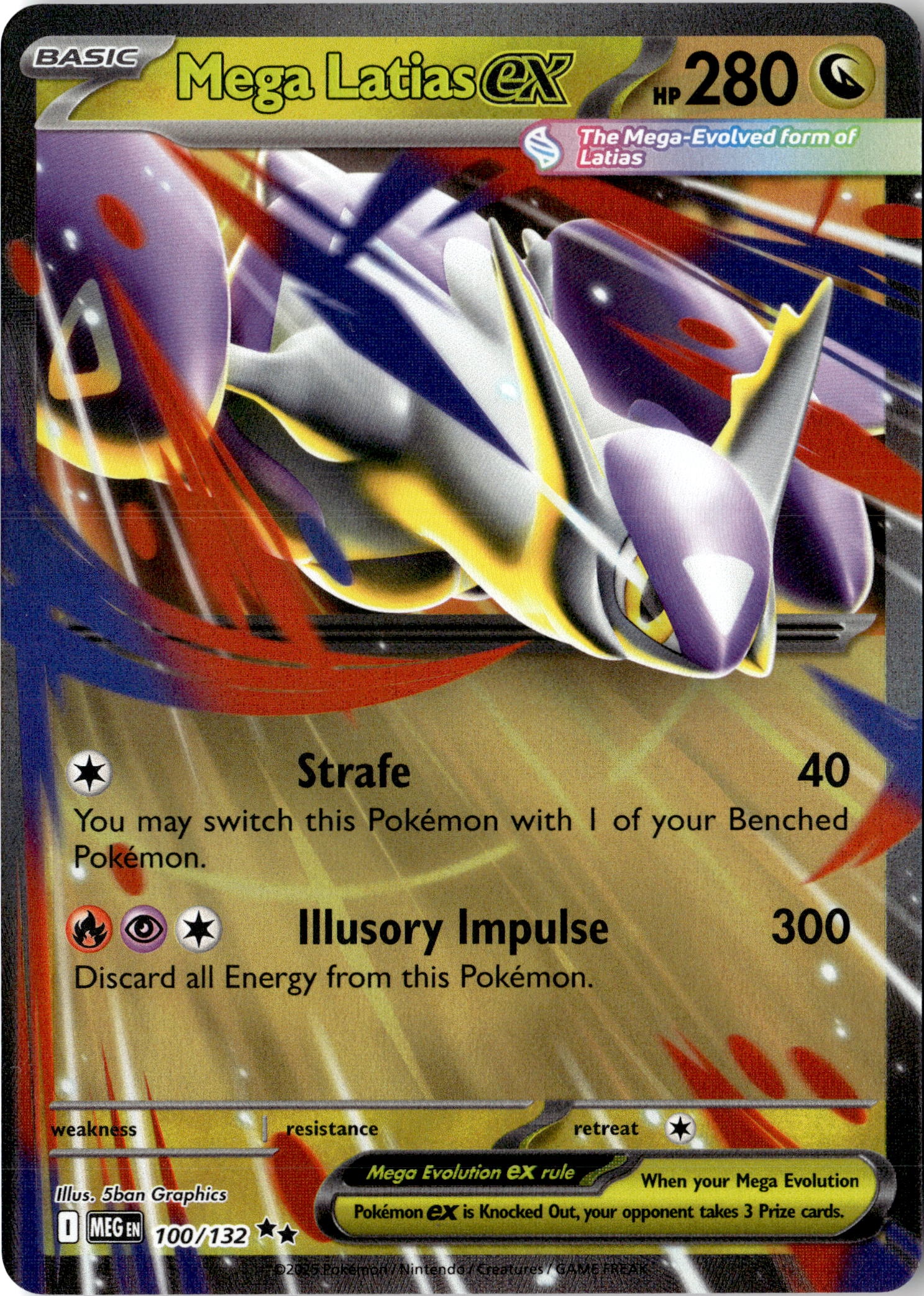 2025 Pokemon Meg En Mega Latias EX graded slab