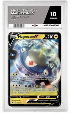 2022 POKEMON LOR EN Lost Origin-HOLO #056 Magnezone V MPE 10 GEM/MT — graded card up for auction