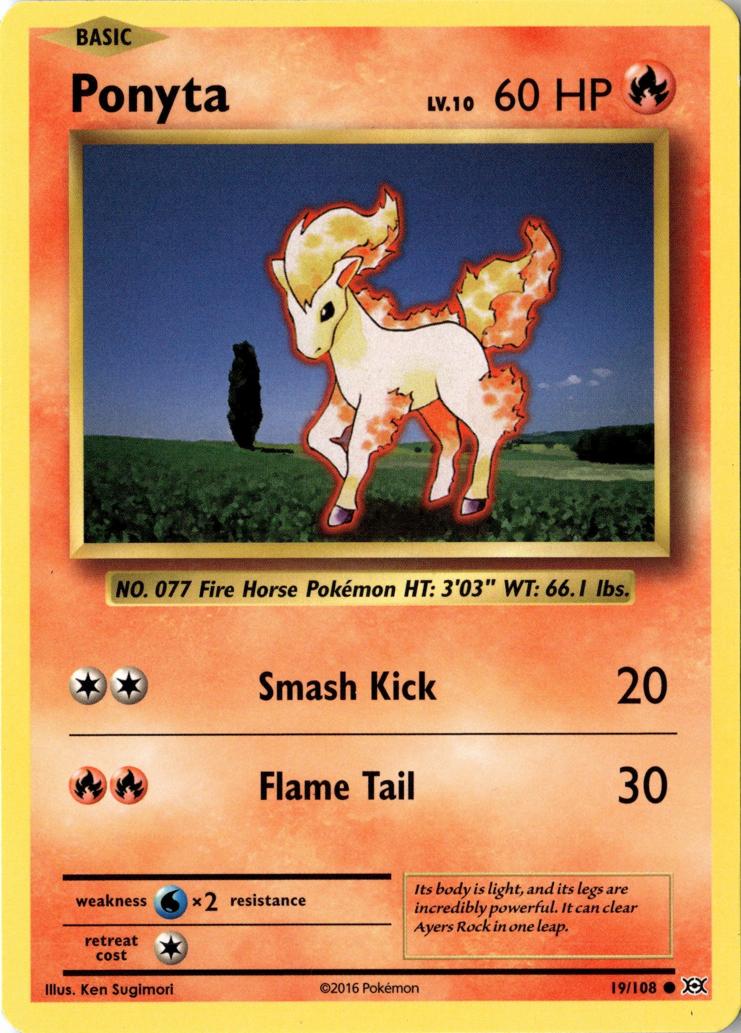 Ponyta graded slab