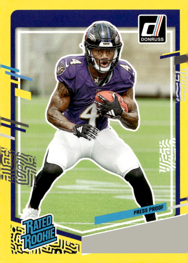 2023 Donruss Zay Flowers graded slab