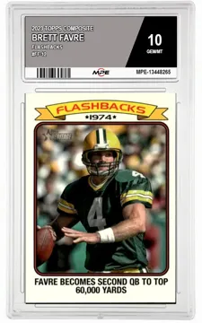 2023 TOPPS COMPOSITE FLASHBACKS #FF-12 BRETT FAVRE MPE 10 GEM/MT — graded card up for auction