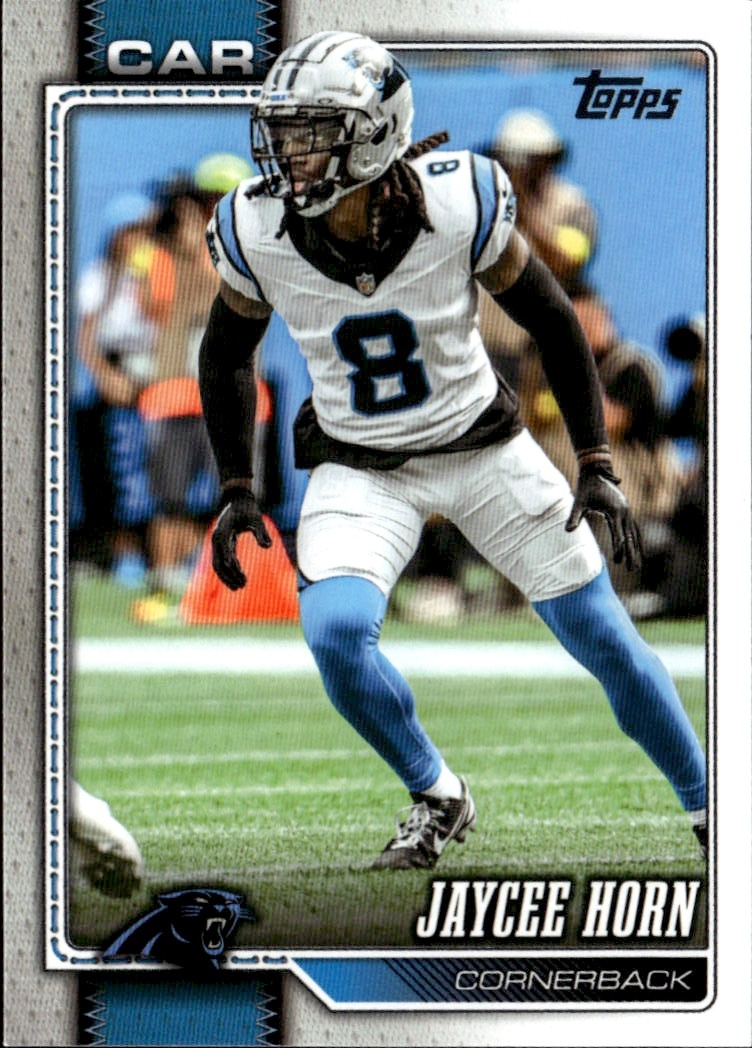 2026 Topps Jaycee Horn graded slab
