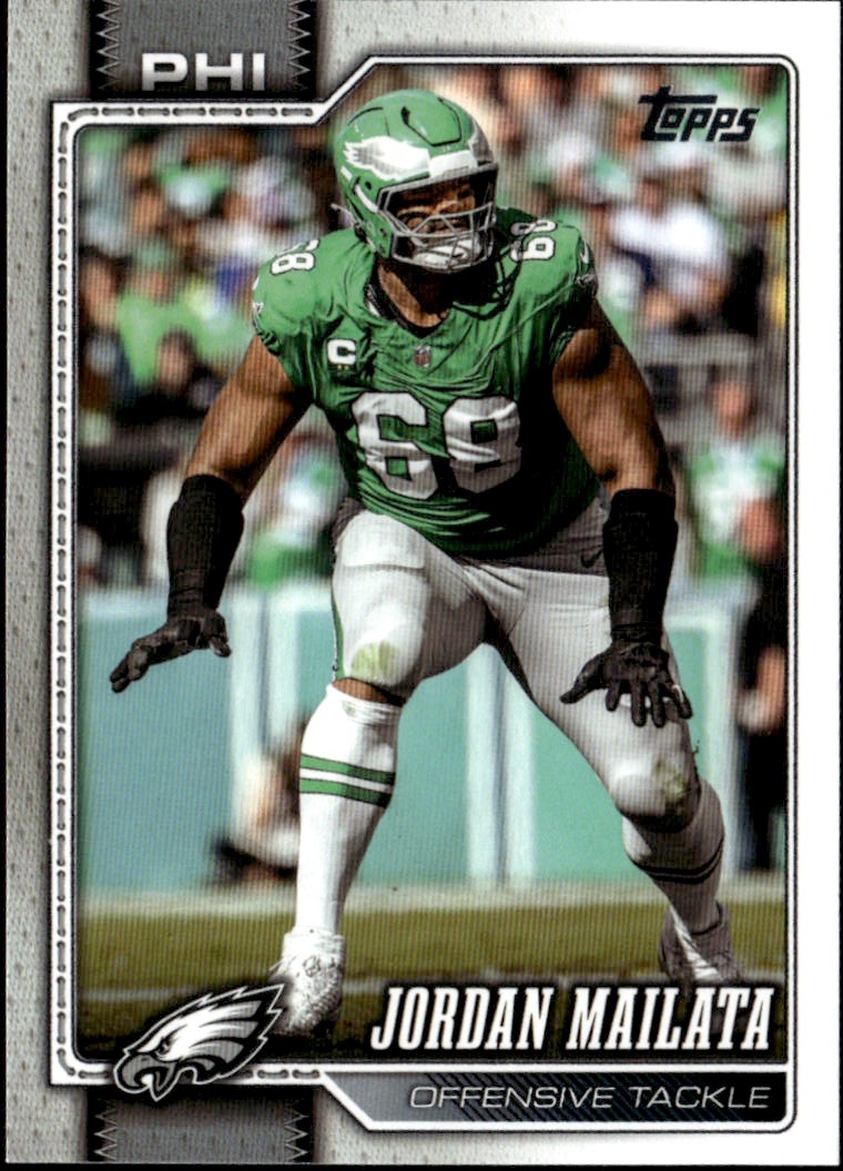 2026 Topps Jordan Mailata graded slab