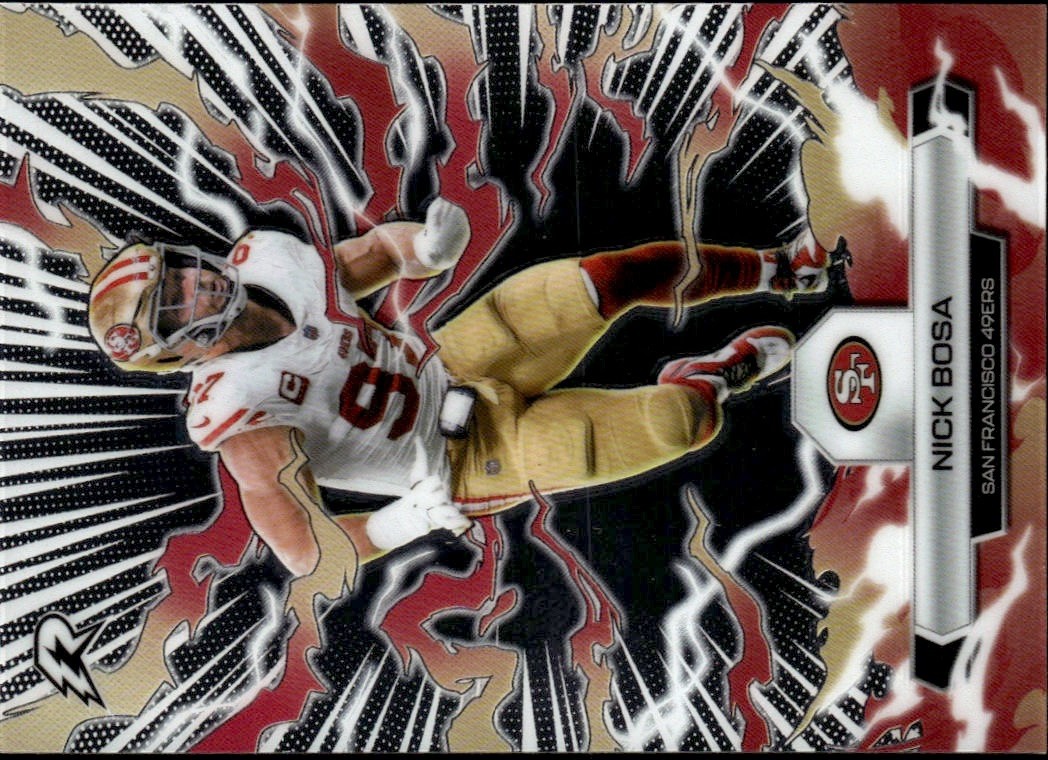 2025 Topps Resurgence Nick Bosa graded slab