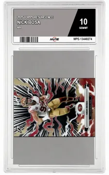 2025 TOPPS RESURGENCE #89 NICK BOSA MPE 10 GEM/MT — graded card up for auction