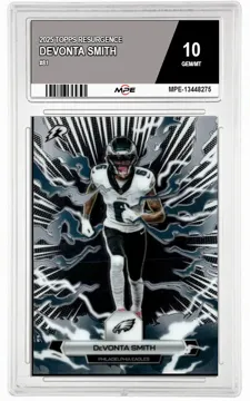 2025 TOPPS RESURGENCE #81 DEVONTA SMITH MPE 10 GEM/MT — graded card up for auction