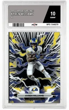 2025 TOPPS RESURGENCE #59 KYREN WILLIAMS MPE 10 GEM/MT — graded card up for auction