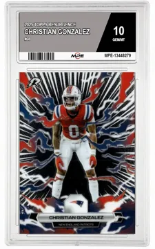 2025 TOPPS RESURGENCE #68 CHRISTIAN GONZALEZ MPE 10 GEM/MT — graded card up for auction