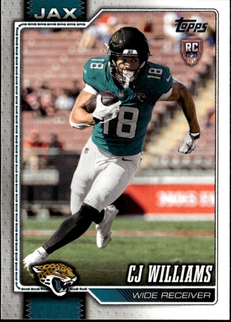2026 Topps C.J. Williams graded slab