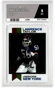 2023 TOPPS COMPOSITE 1973 CHROME #1973-21 LAWRENCE TAYLOR MPE 9 MINT — graded card up for auction