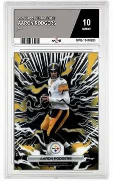 2025 TOPPS RESURGENCE #83 AARON RODGERS MPE 10 GEM/MT — graded card up for auction