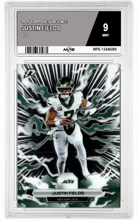 2025 TOPPS RESURGENCE #75 JUSTIN FIELDS MPE 9 MINT — graded card auctioned from the MPE vault