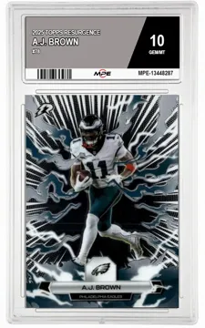 2025 TOPPS RESURGENCE #78 A.J. BROWN MPE 10 GEM/MT — graded card up for auction