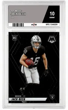 2025 MOSAIC #349 JACK BECH MPE 10 GEM/MT — graded card up for auction
