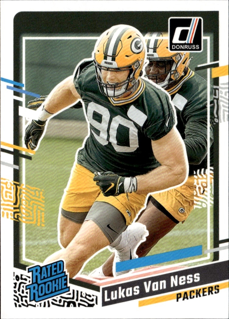 2023 Donruss Lukas Van Ness graded slab
