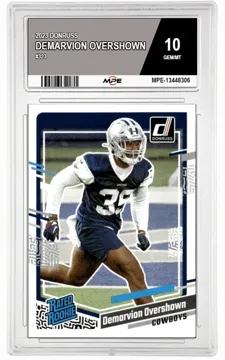 2023 DONRUSS #323 DEMARVION OVERSHOWN MPE 10 GEM/MT — graded card up for auction