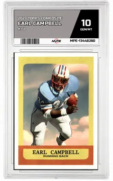 2023 TOPPS COMPOSITE #358 EARL CAMPBELL MPE 10 GEM/MT — graded card up for auction