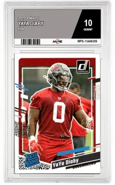 2023 DONRUSS #394 YAYA DIABY MPE 10 GEM/MT — graded card up for auction