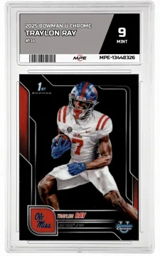 2025 BOWMAN U CHROME #134 TRAYLON RAY MPE 9 MINT — graded card up for auction