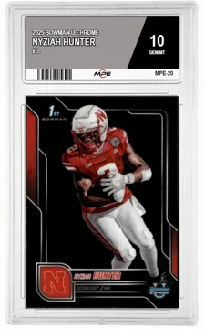 2025 BOWMAN U CHROME #10 NYZIAH HUNTER MPE 10 GEM/MT — graded card up for auction