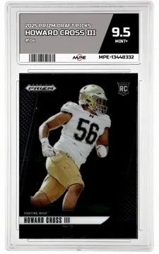 2025 PRIZM DRAFT PICKS #104 HOWARD CROSS III MPE 9.5 MINT+ — graded card up for auction