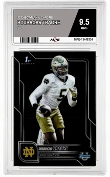 2025 BOWMAN U CHROME #30 BOUBACAR TRAORE MPE 9.5 MINT+ — graded card up for auction