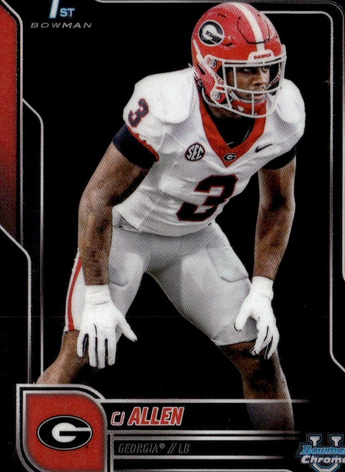 2025 Bowman U Chrome Cj Allen graded slab