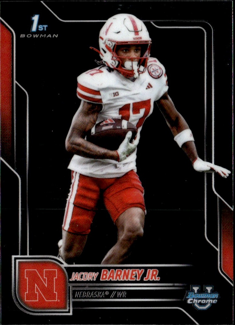 2025 Bowman U Chrome Jacory Barney Jr. graded slab