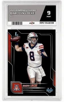2025 BOWMAN U CHROME #40 BRAEDYN LOCKE MPE 9 MINT — graded card up for auction