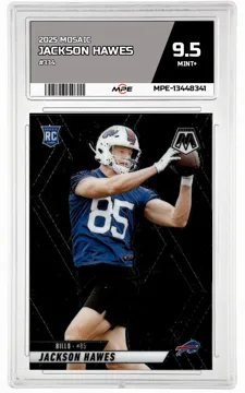 2025 MOSAIC #334 JACKSON HAWES MPE 9.5 MINT+ — graded card up for auction