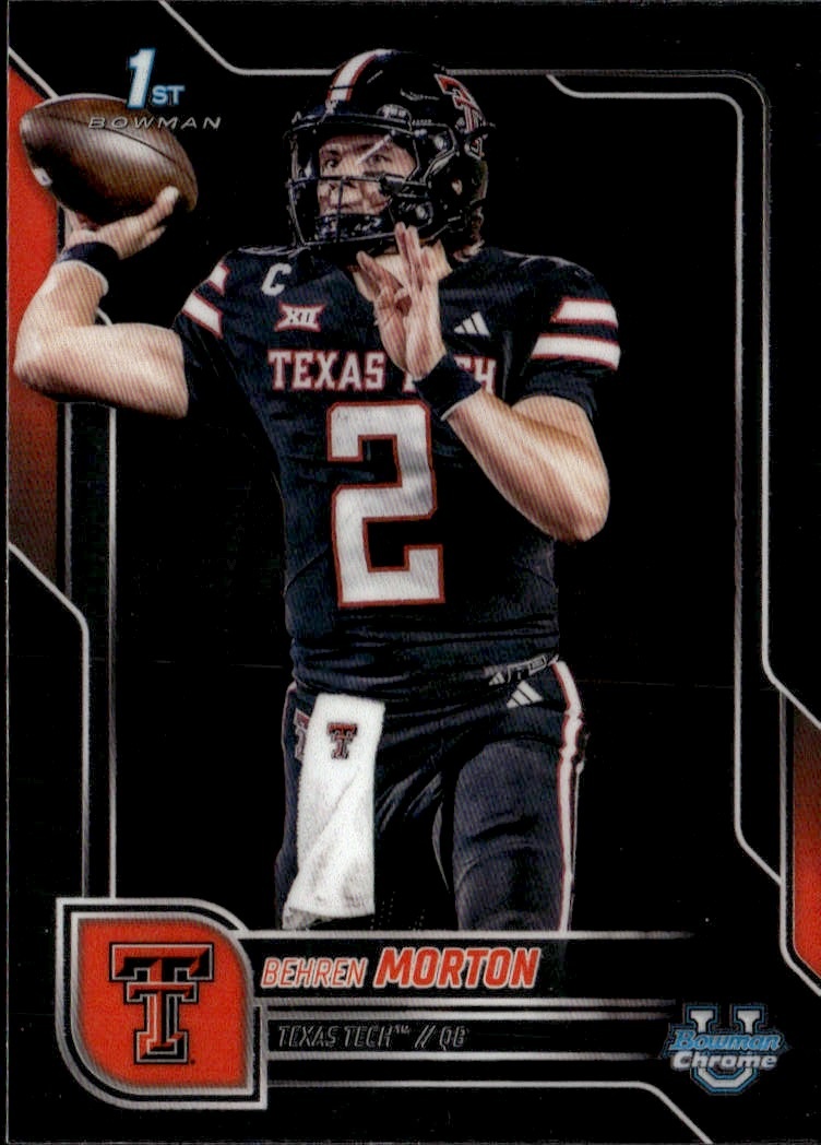 2025 Bowman U Chrome Behren Morton graded slab