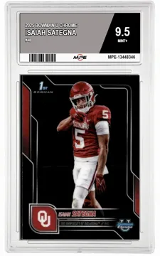 2025 BOWMAN U CHROME #48 ISAIAH SATEGNA MPE 9.5 MINT+ — graded card up for auction