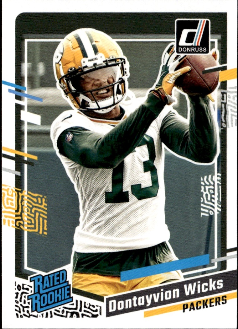 2023 Donruss Dontayvion Wicks graded slab