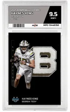 2025 BOWMAN U CHROME LETTERED UP #LU-13 HAYNES KING MPE 9.5 MINT+ — graded card up for auction