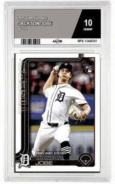2025 TOPPS UPDATE #US193 JACKSON JOBE MPE 10 GEM/MT — graded card up for auction