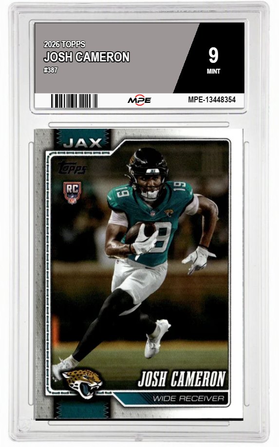 2026 TOPPS #387 JOSH CAMERON MPE 9 MINT — graded card auctioned from the MPE vault