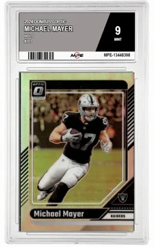2024 DONRUSS OPTIC HOLO #103 MICHAEL MAYER MPE 9 MINT — graded card up for auction