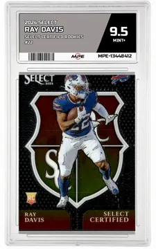 2024 SELECT SELECT CERTIFIED ROOKIES #22 RAY DAVIS MPE 9.5 MINT+ — graded card up for auction