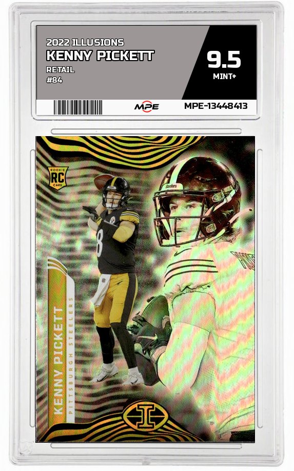 2022 ILLUSIONS Retail #84 KENNY PICKETT MPE 9.5 MINT+ — graded card auctioned from the MPE vault
